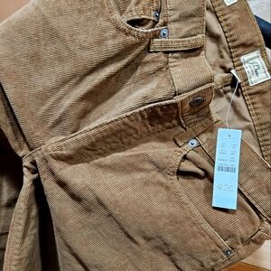 BNWT J Crew mens Corduroy Zip pants